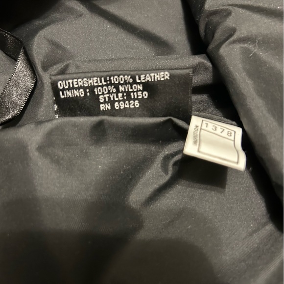 Vintage Byrnes & Baker Black Leather Skirt - Picture 11 of 13